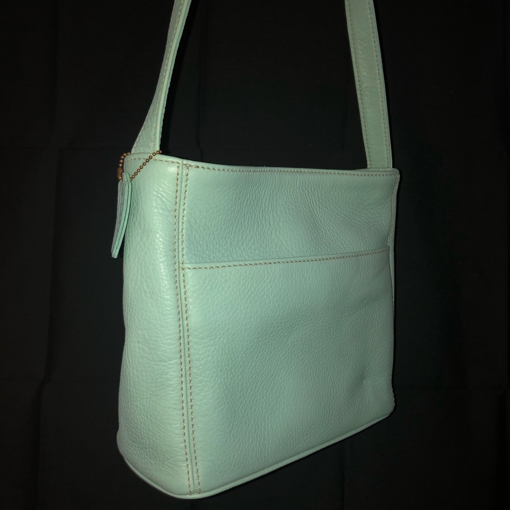 COACH mint green purse